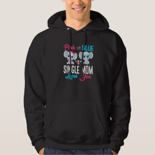 Veste À Capuche Gardien De L'Éléphant Mignonne Du Sexe Mère Simple