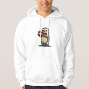 Veste À Capuche Gâteau d'anniversaire drôle avec costume de paress