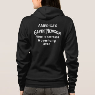 Veste À Capuche Gavin Newsom   Gouverneur favori de l'Amérique #48