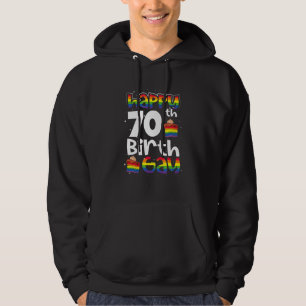 Veste À Capuche Gay Lesbian Pride Rainbow Flag Lgbtq 70e anniversa