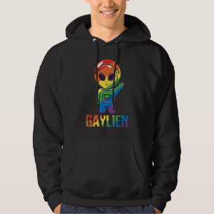 Veste À Capuche Gaylien Gay Alien Fierté Astronaut Lgbt Arc-en-cie