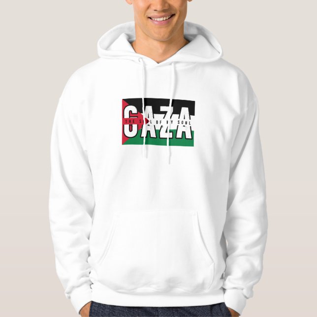 Veste À Capuche GAZA L'âme de mon âme (Devant)