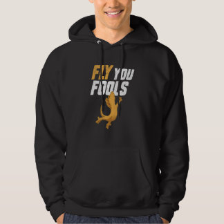 Veste À Capuche Gecko à crête Envolez-Vous, Bande d'Idiots Lézard 