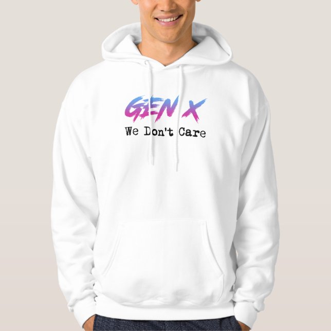Veste À Capuche Gen X - On S'en Fout (Devant)