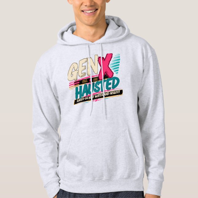Veste À Capuche Génération X, Rétro, Nostalgique  (Devant)