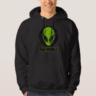 Veste À Capuche Gens Ew Ufo Complot Alien