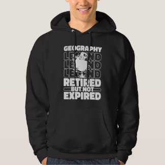 Veste À Capuche Géographie Géographe retraité Géologie Géographie