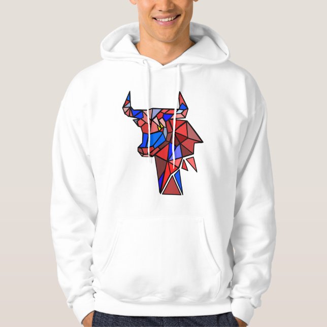 Veste À Capuche Géométrie du Zodiaque Cosmique (Devant)