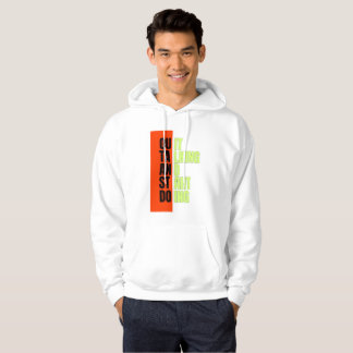 Veste À Capuche Géométrie Gras Typographie Bloc
