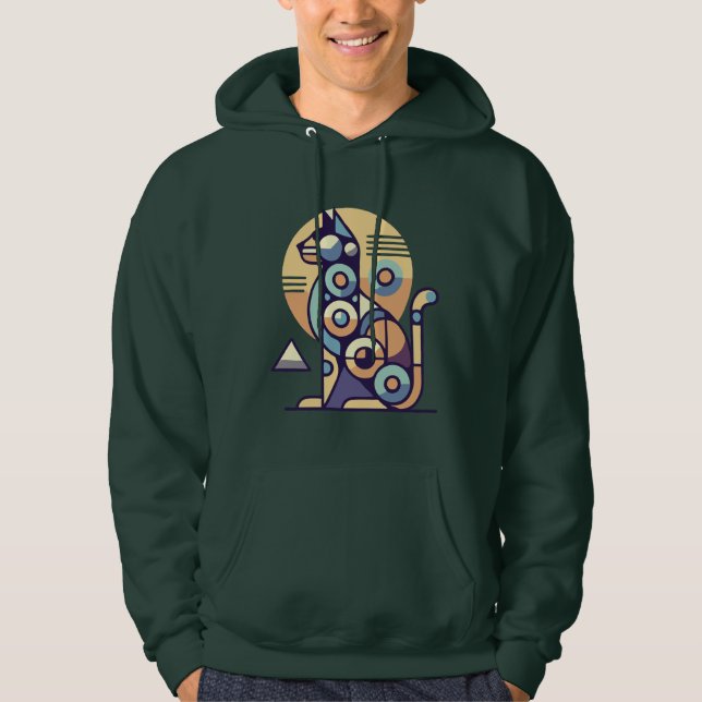 Veste À Capuche Géométrique CAT - (Devant)