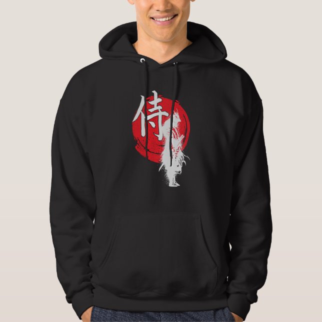 Veste À Capuche Ghost Samurai Guerrier Voie De Bushido Samurai M (Devant)