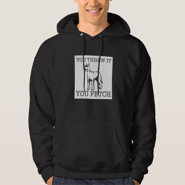 Veste À Capuche Giant Schnauzer funny dog lover gift Premium (Devant)