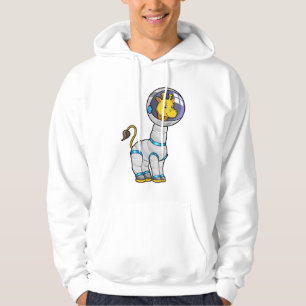 Veste À Capuche Giraffe en astronaute dans la sphère de verre