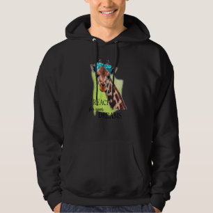 Veste À Capuche Giraffe Reach Pour Votre Rêve Plaisanterie Inspira