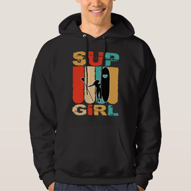 Veste À Capuche Girls SUP Stand Up Paddling Surfer Surfing (Devant)