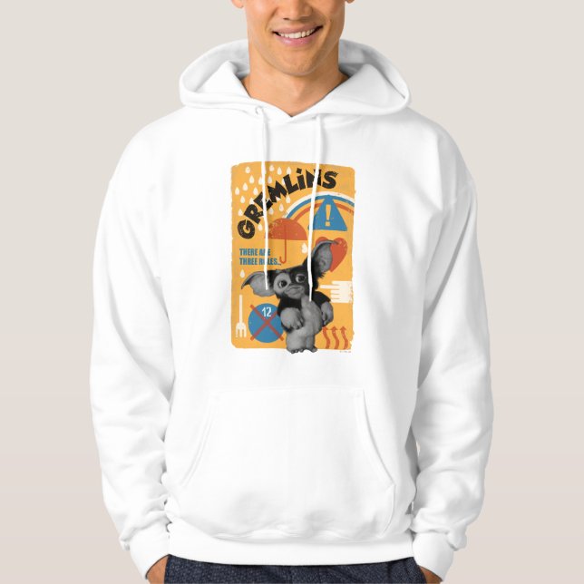 Veste À Capuche Gizmo | Il Y A Trois Règles (Devant)