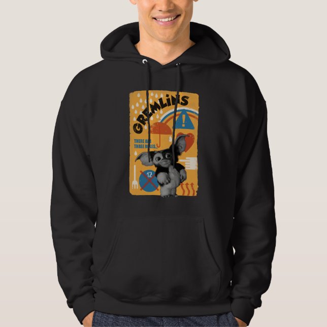 Veste À Capuche Gizmo | Il Y A Trois Règles (Devant)
