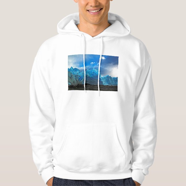 Veste À Capuche Glace bleue - Perito Moreno (Devant)