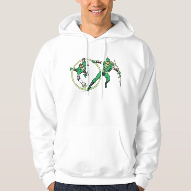Veste À Capuche Gladiateur Emerald & Emerald Archer (Devant)