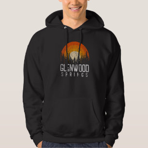 Veste À Capuche Glenwood Springs Colorado CO Retro Style Vintage