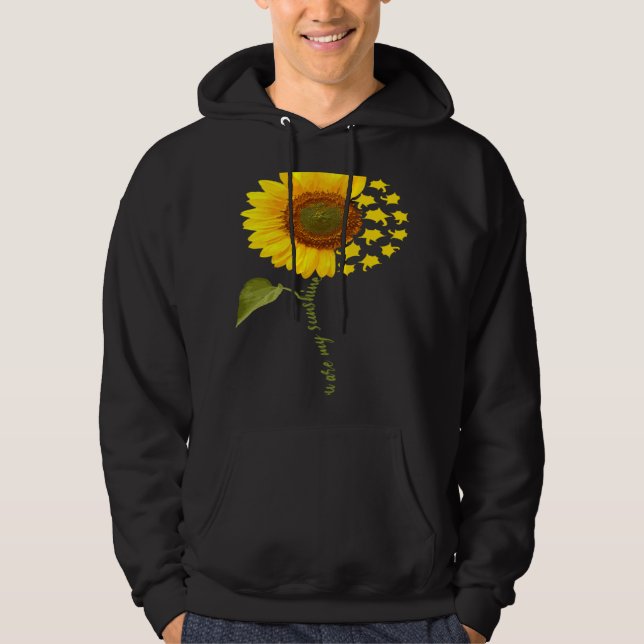 Veste À Capuche Glisseur de sucre Tournesol (Devant)