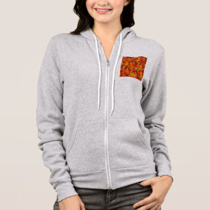 Veste À Capuche Glittery Fall Maple Feuilles