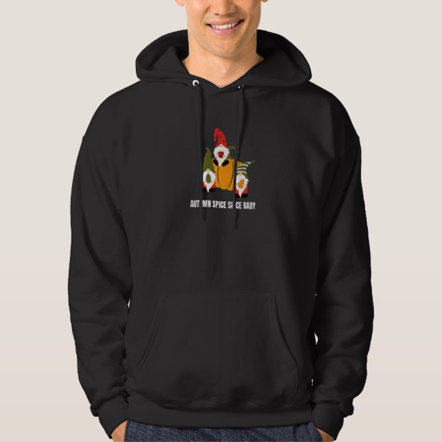 Veste À Capuche Gnome de la saveur d'automne Latte de citrouille H (Devant)