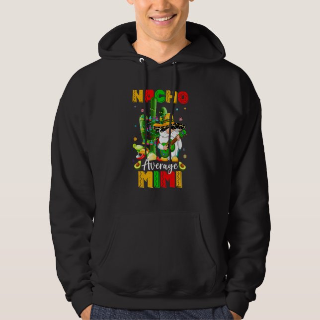 Veste À Capuche Gnome Nacho Moyenne Mimi Cinco De Mayo Mexicain Fi (Devant)