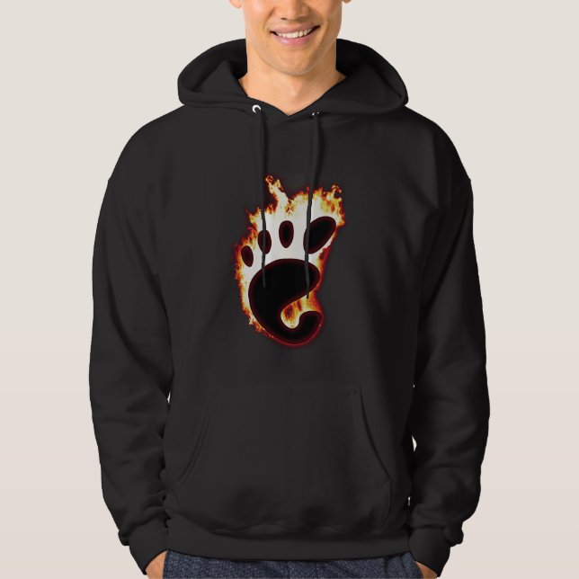 Veste À Capuche Gnome sur le feu (Devant)