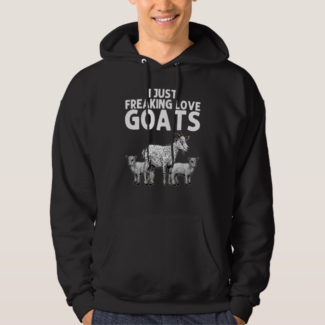 Veste À Capuche Goat For Men Women Boys Girls Goat  1 (Devant)