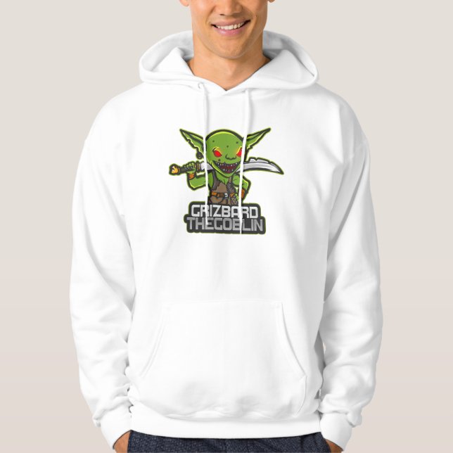 Veste À Capuche Goblin nommé Grizbard (Devant)