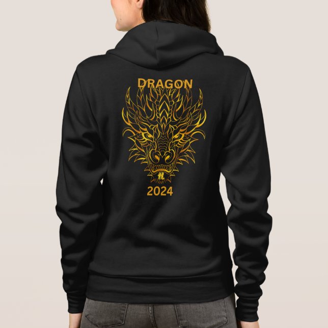 Veste À Capuche Golden Dragon 2024 (Dos)