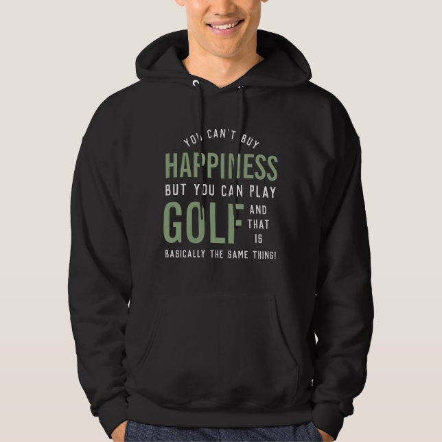 Veste À Capuche Golf est le bonheur Funny Golf Lover cadeaux (Devant)