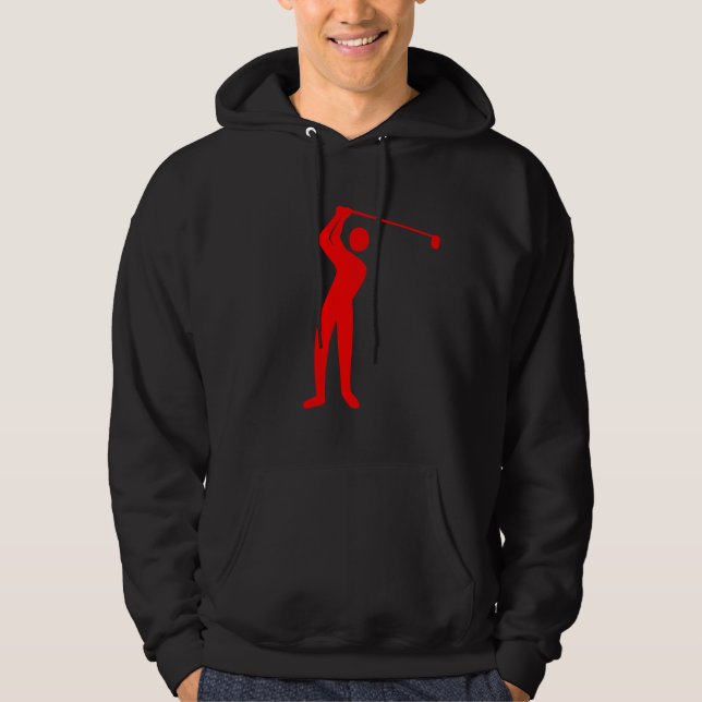 Veste À Capuche Golf - Rouge (Devant)