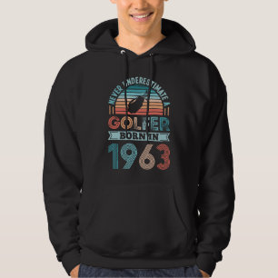 Veste À Capuche Golfeur né 1963 Golfing 60e anniversaire Cadeau pa