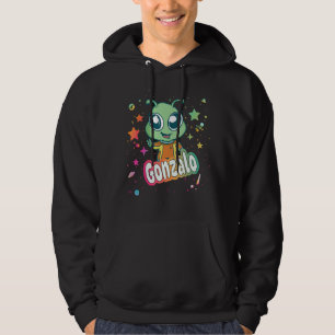 Veste À Capuche GONZALO - Nom mignon du garçon avec Alien mignon