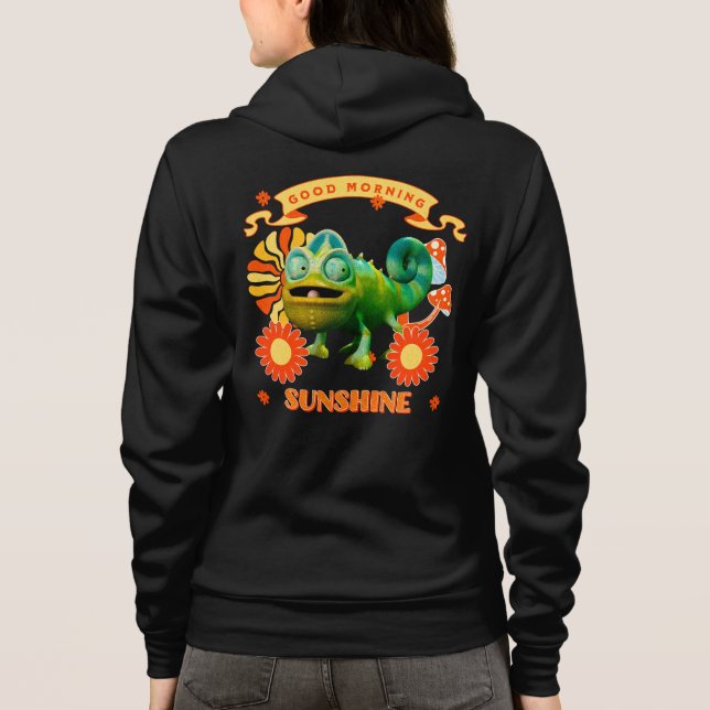 Veste À Capuche Good Morning Sunshine Funny Chameleon (Dos)