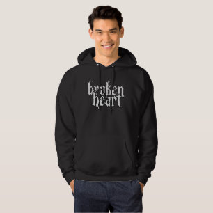 Veste À Capuche Gothique Cœur Brisé