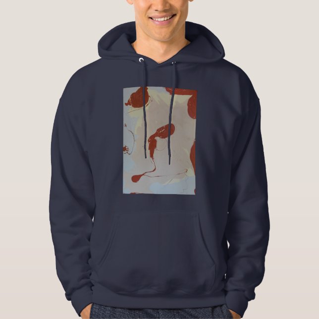 Veste À Capuche Goutte de guimauve grillée (Devant)
