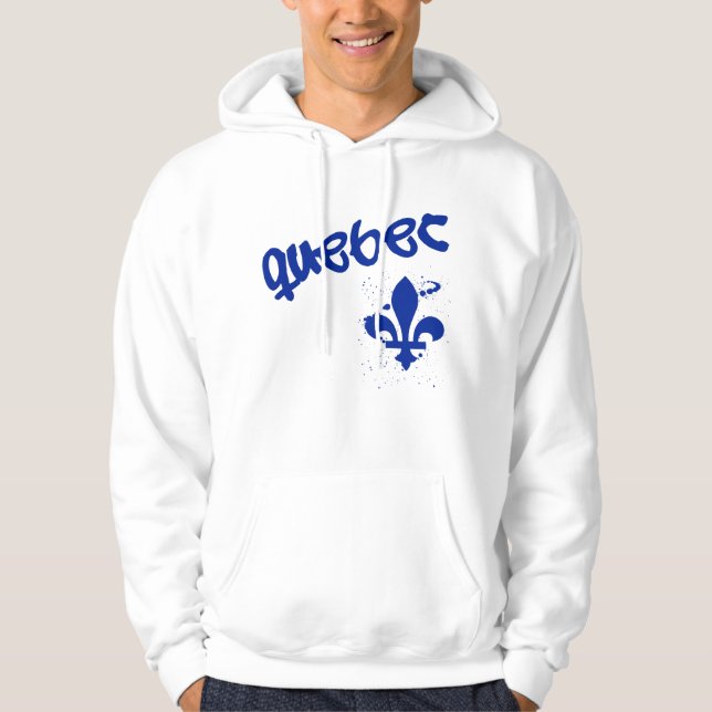 Veste À Capuche Graffiti de Québec (Devant)