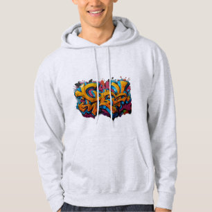 Veste À Capuche Graffiti de style