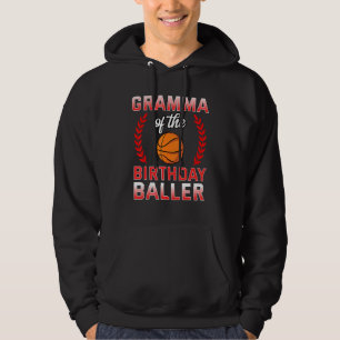 Veste À Capuche Gramma De L'Anniversaire De Basket-Ball Anniversai