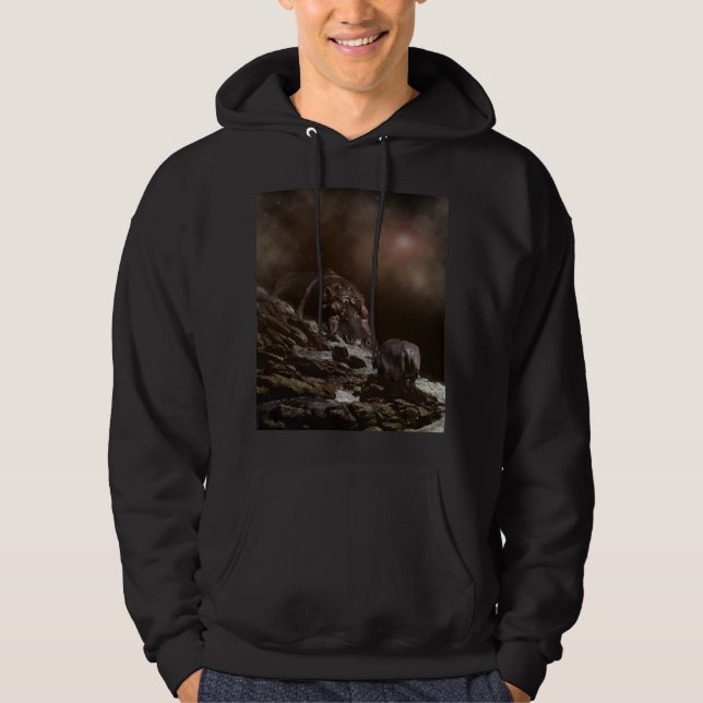 Veste À Capuche **"Grand Coeur, Petit Amour : L'affection d'un hip (Devant)