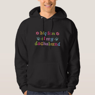 Veste À Capuche Grand fan de mon teckel