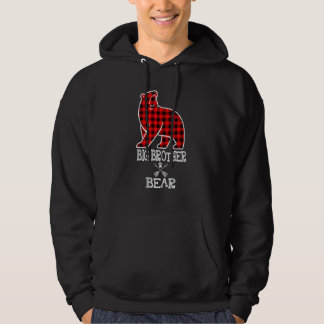 Veste À Capuche Grand frère ours Noël Pyjama carreaux rouges Buffa