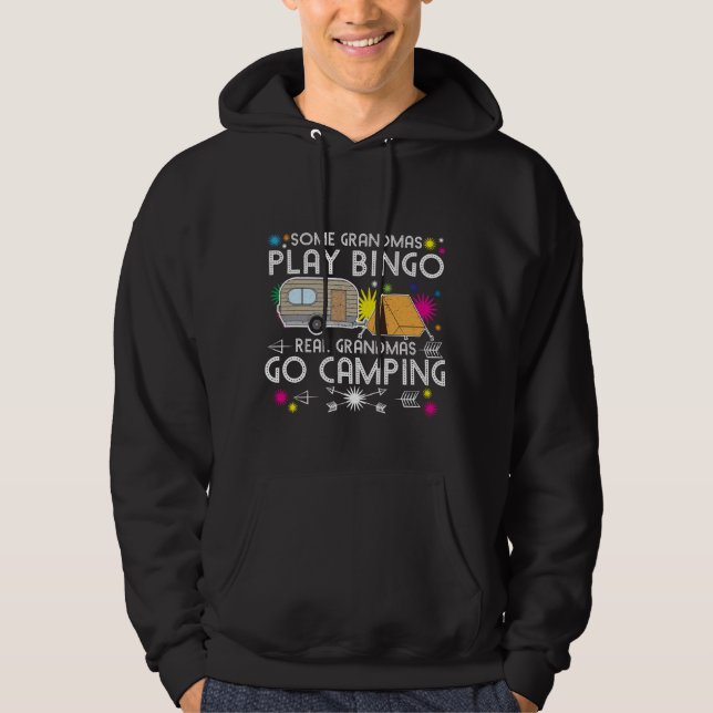 Veste À Capuche Grand-mamans de bingo-test de jeu de quelques (Devant)