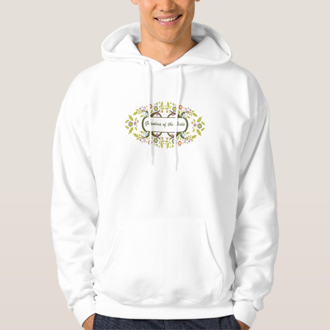 Veste À Capuche Grand-Mère De La Mariée (Devant)