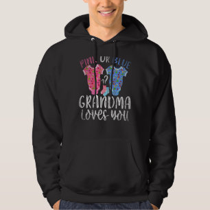 Veste À Capuche Grand-Mère Rose Ou Bleue Vous Aime Futur Nana Genr
