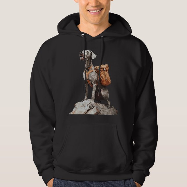 Veste À Capuche Grand Pitbull Dane (Devant)
