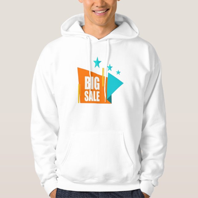 VESTE À CAPUCHE GRANDE T-SHIRT DE CONCEPTION (Devant)